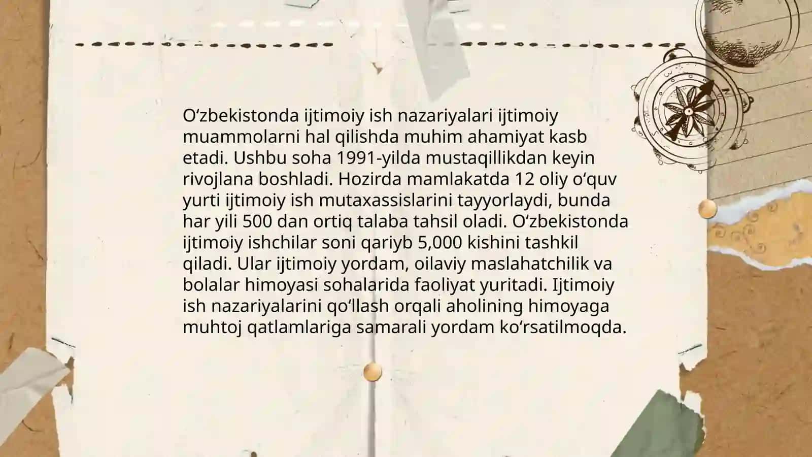 Oʻzbekistonda ijtimoiy ishning institutsionallashuvi 4