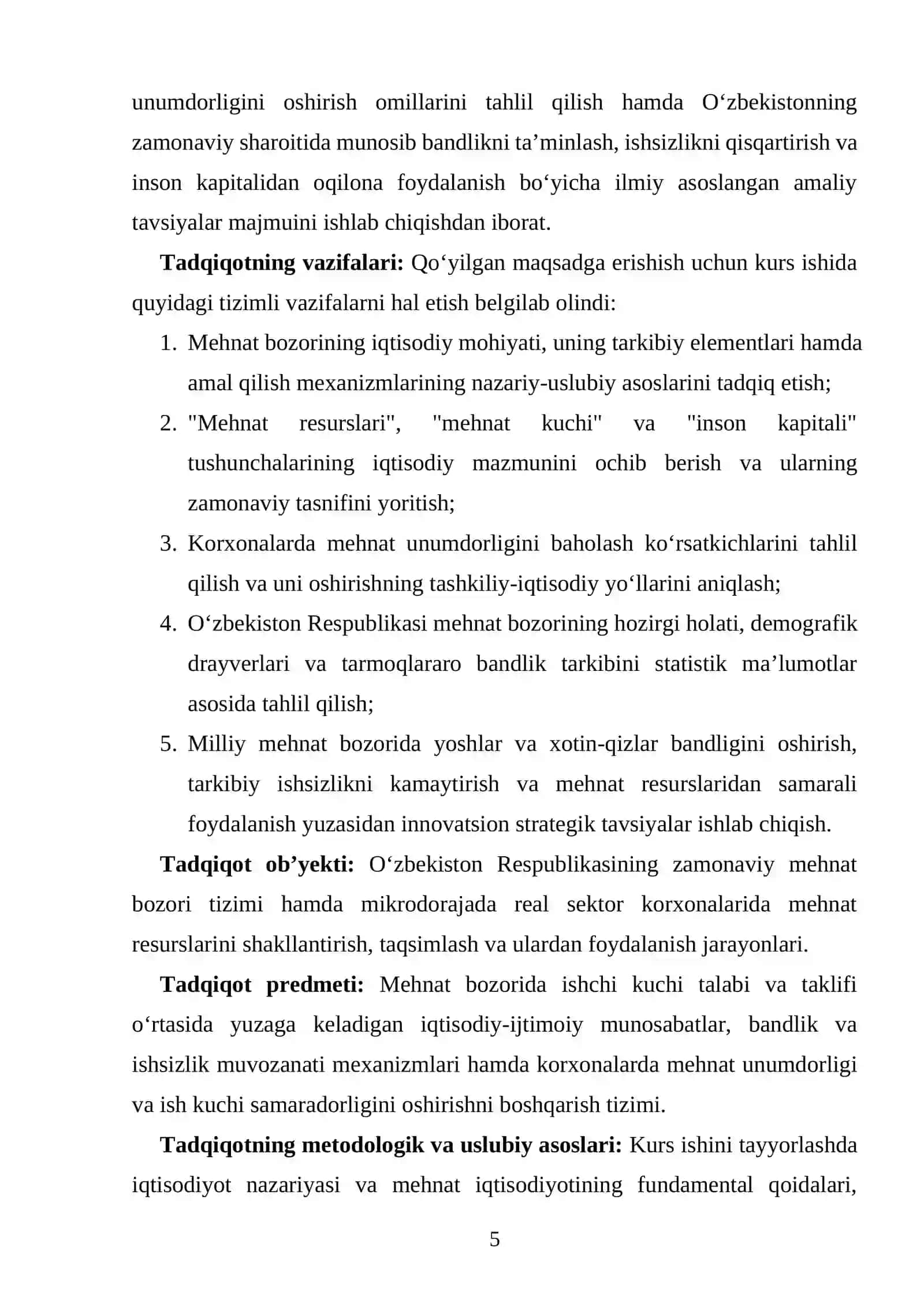 Korxonalarda mehnat resurslaridan foydalanish 4