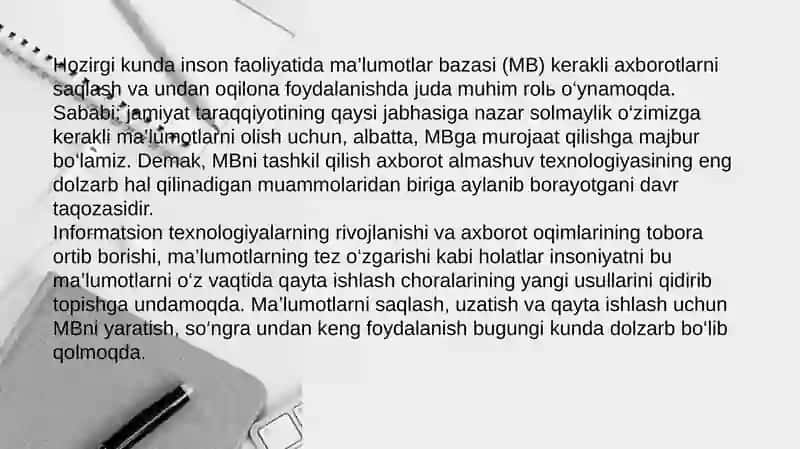 Ta'limda axborot texnologiyalari fanidan ta'lim 4
