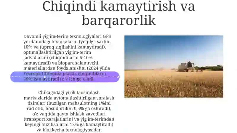 Hosilning qabul qilish texnologiyasi 4