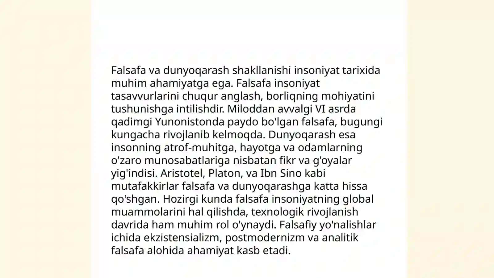 Falsafa va uning jamiyat hayotidagi roli 4