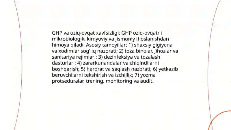 GHP (GHP asoslari va tushunchasi) 4