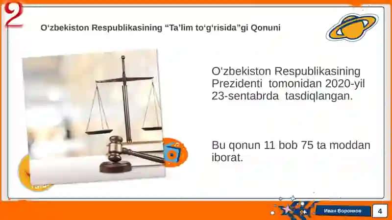 Pedagogik Faoliyatning Kasbiy-huquqiy Asoslari 4