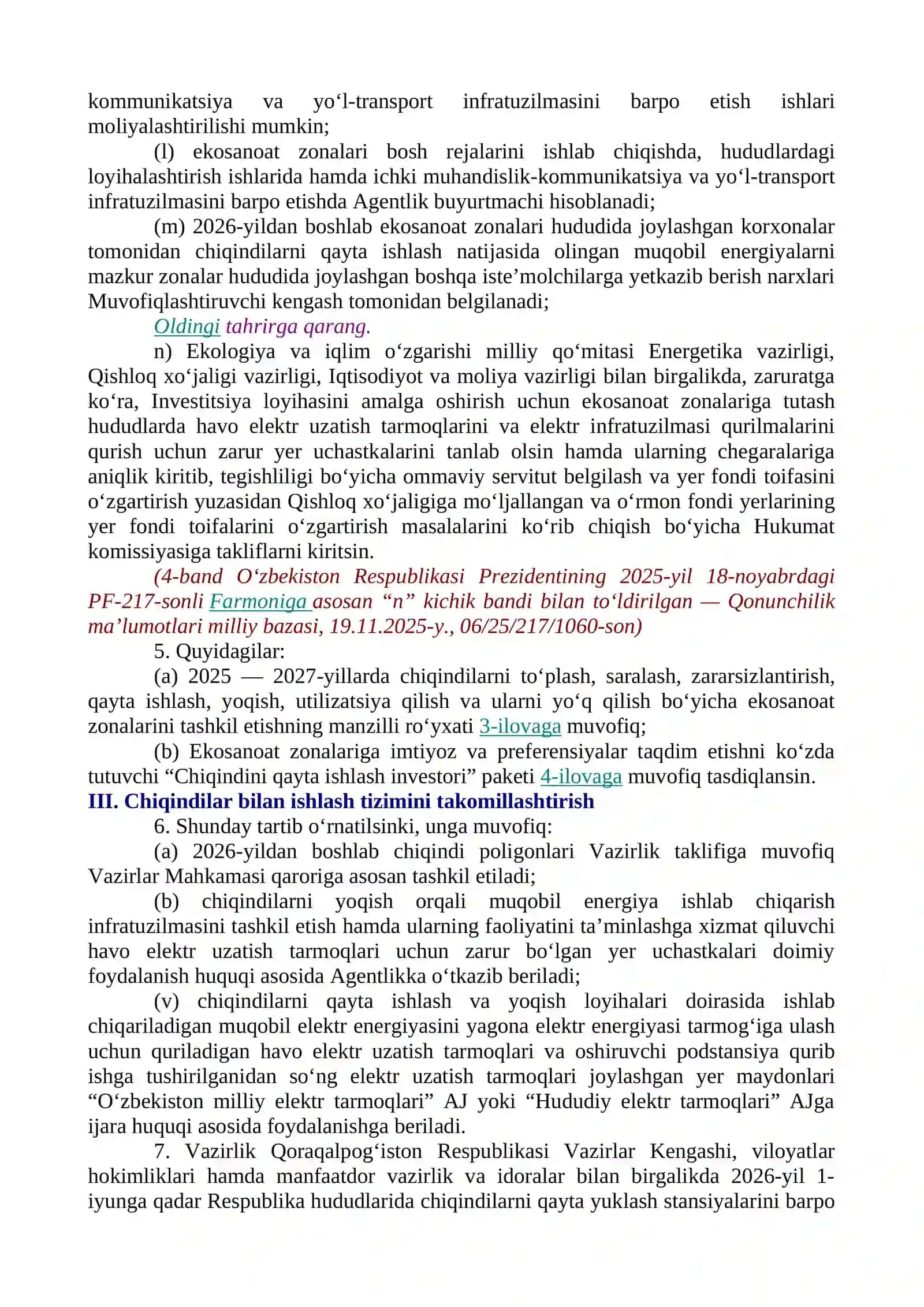 Chiqindilarning qayta ishlanishi va resurslarga aylanishi 4