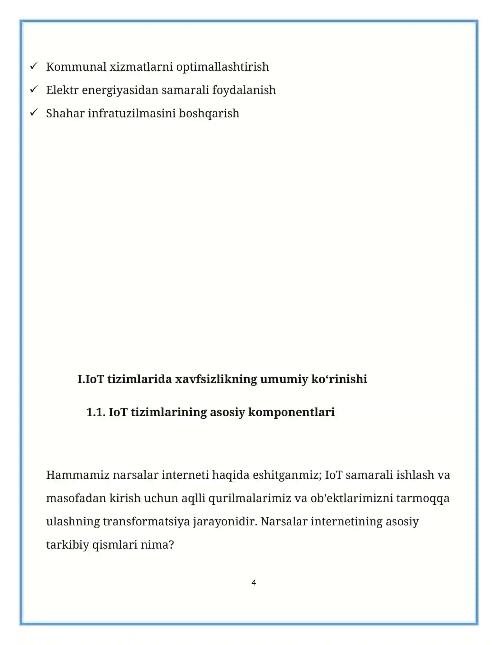 IOT(Internet of things) tizimlarida xavfsizlik muammolari tahlili 4