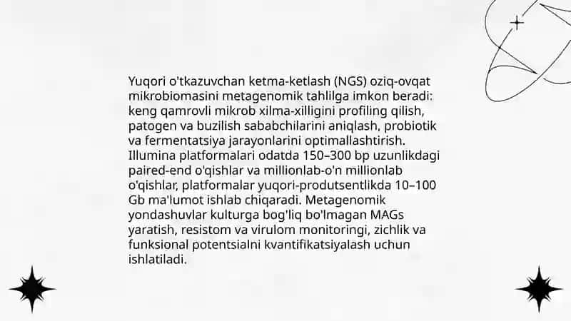 Oziq ovqat mikrobiologiyasida erishilgan yutuq va yangiliklar 4