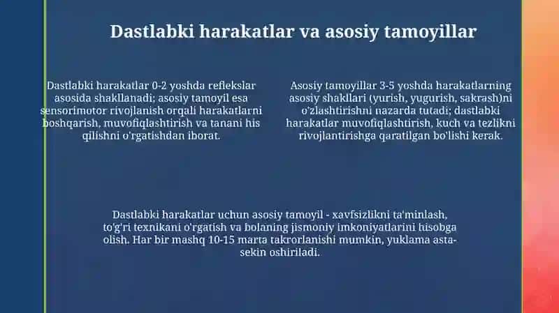 illdavlanitashlik topish irejivojlanish bosqichlari 4