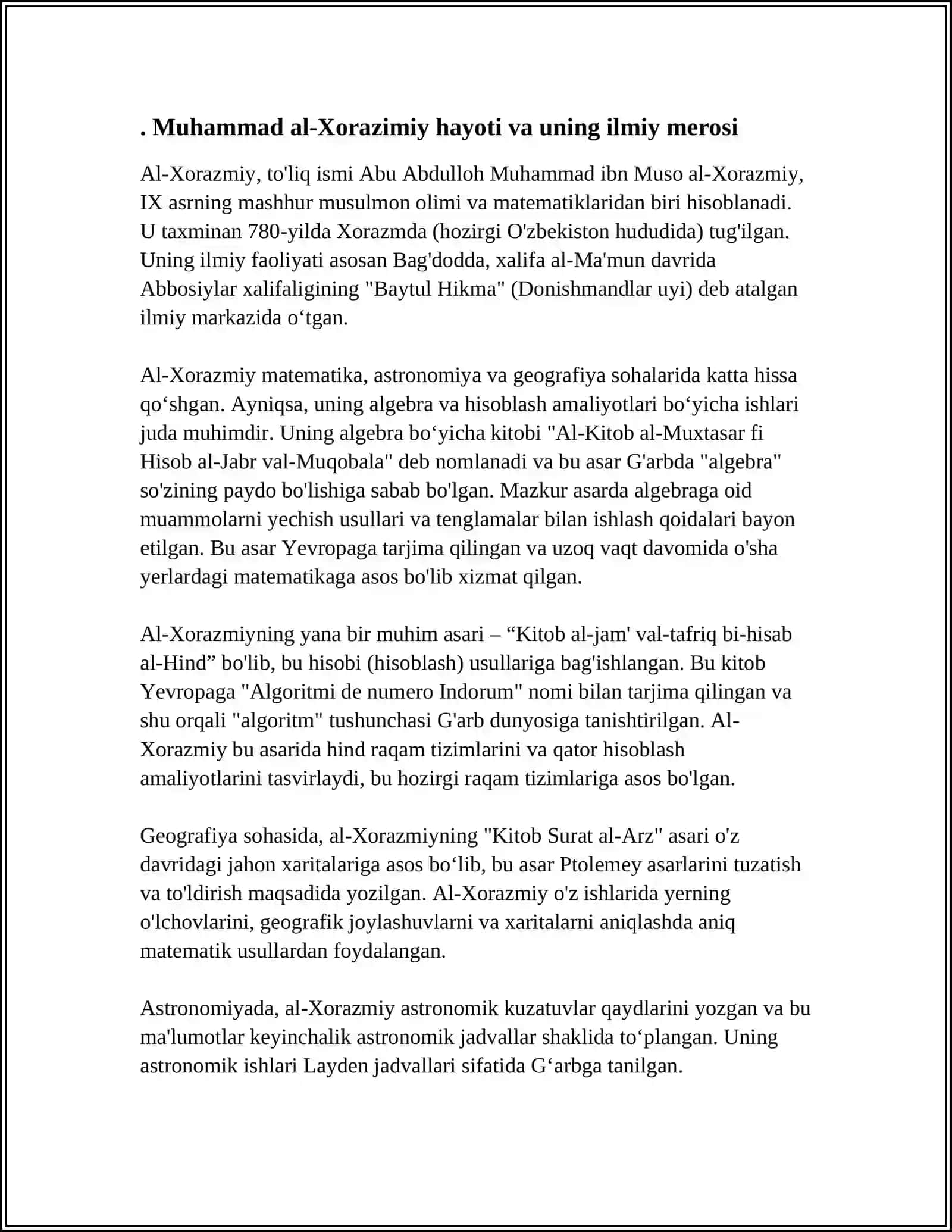 MUHAMMAD AL-XORAZIMIY NOMIDAGI TOSHKENT AXBOROT TEXNALOGIYALARI UNVERSITETI FARG‘ONA FILIALI 4