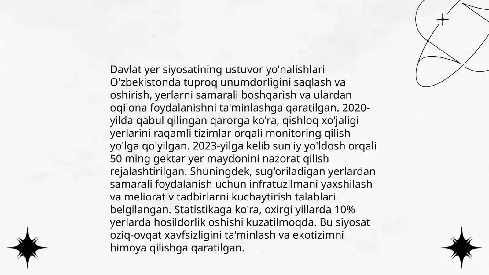 Yer resurslarini boshqarishning huquqiy asoslari 4