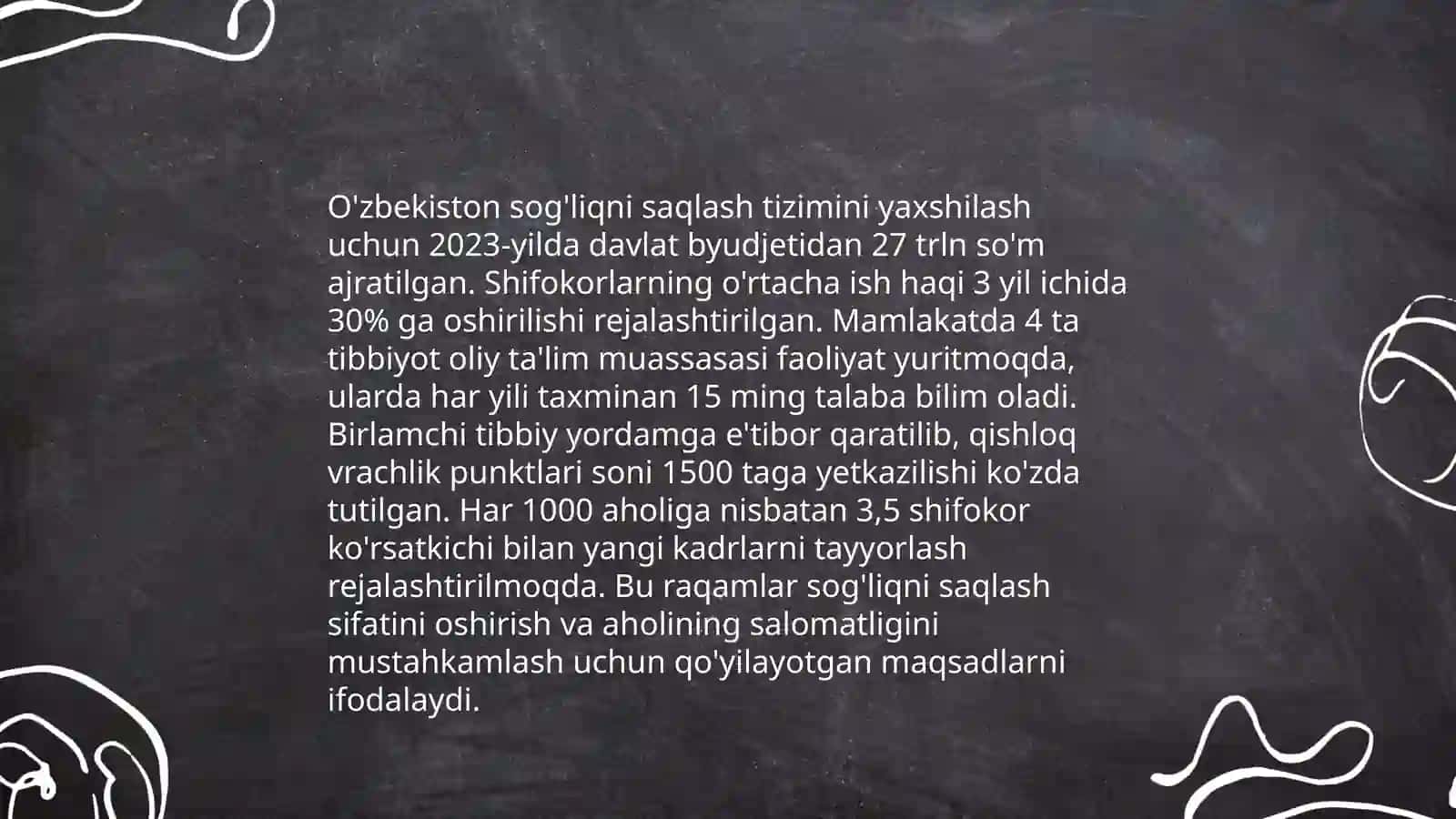 Ta'lim tizimining rivojlanishi O'zbekistonda 4