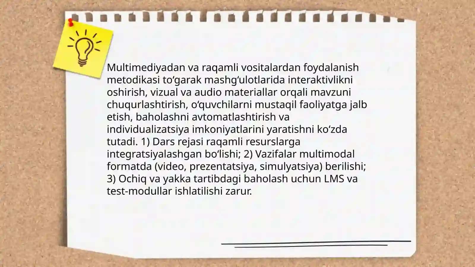 To‘garak mashg‘uloti jarayonida pedagogik texnologiya metodlaridan foydalanish metodikasi 4