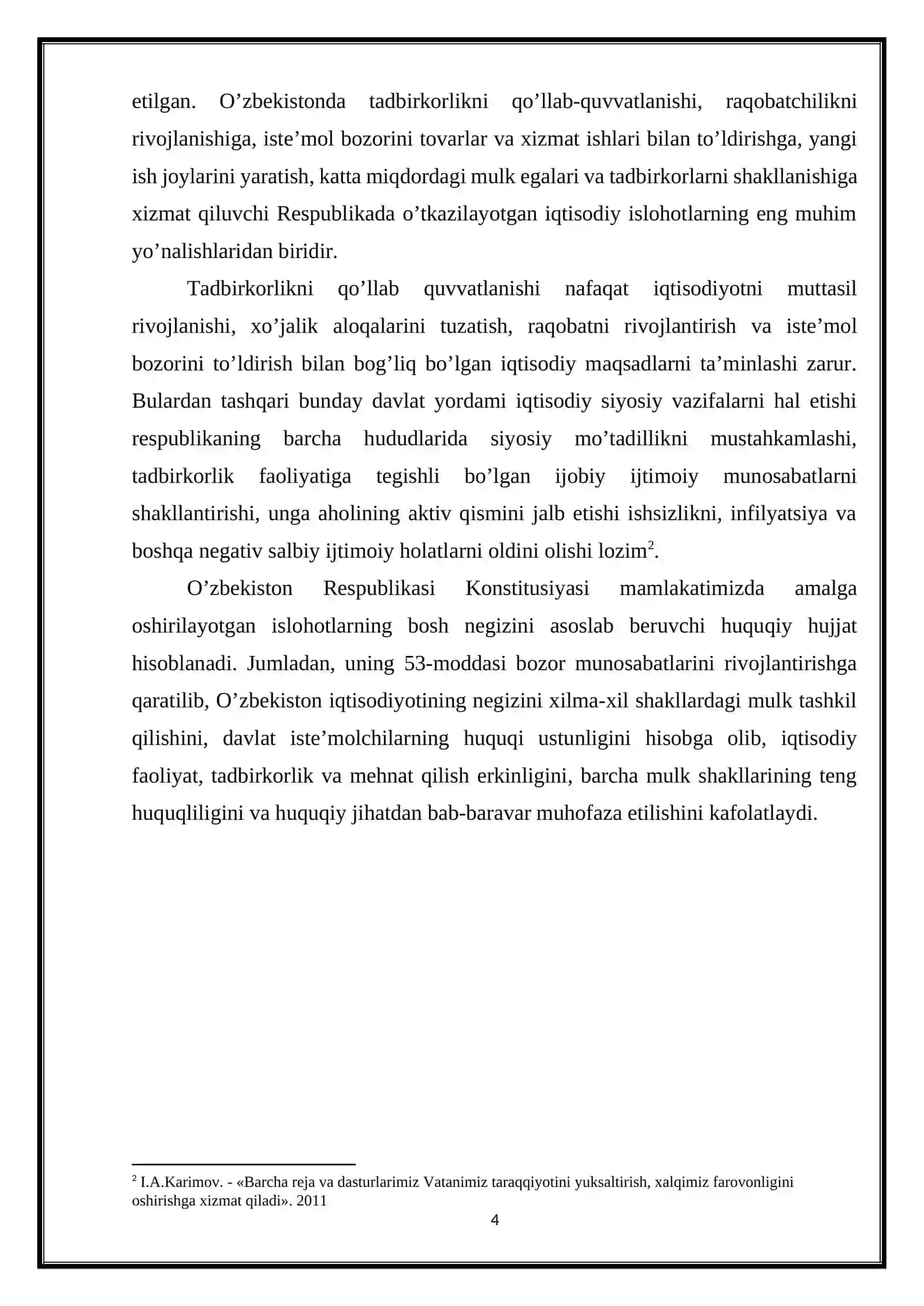 Tadbirkorlik faoliyati uning turlari va asosiy belgilari 4