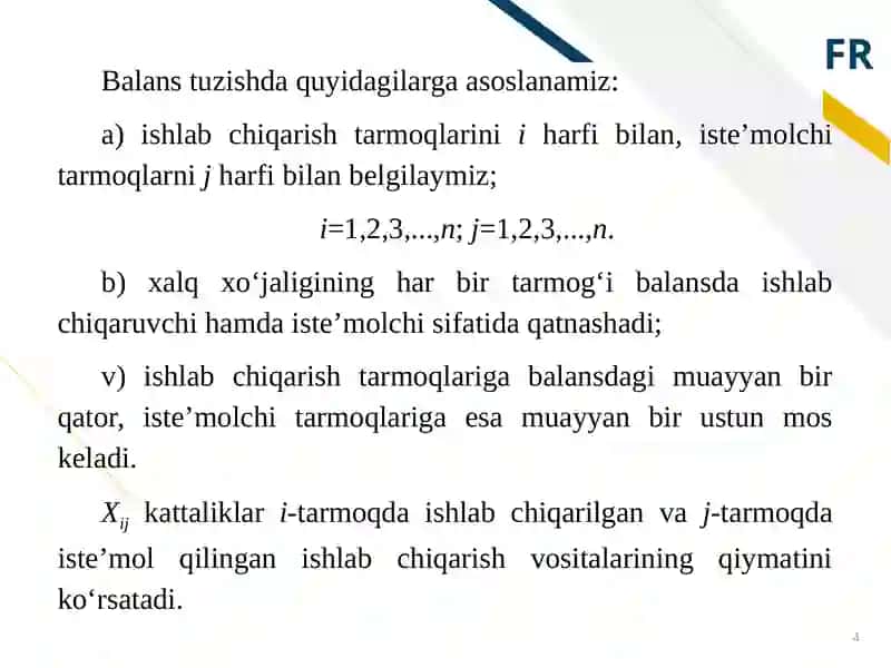 TARMOQLARARO BALANS ASOSIDA TARMOQLAR RIVOJLANISHI TAHLILI 4