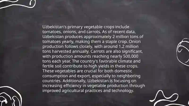 Plan: Climate Conditions for Vegetable Growth in Uzbekistan 4
