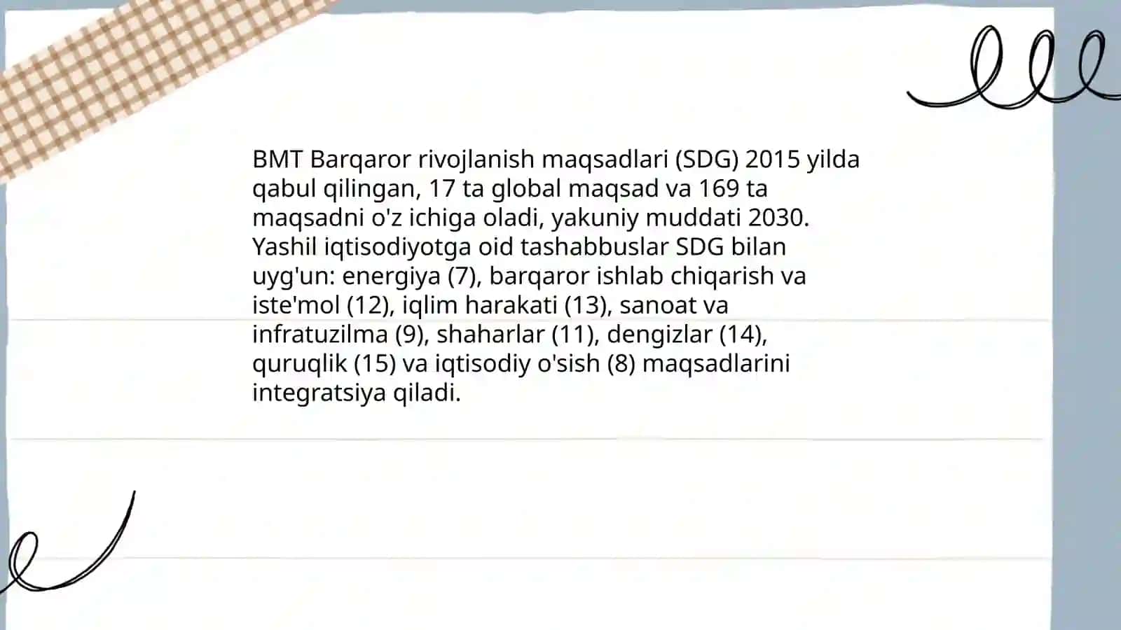 Yashil iqtisodiyotga oid xalqaro tashabbuslar 4