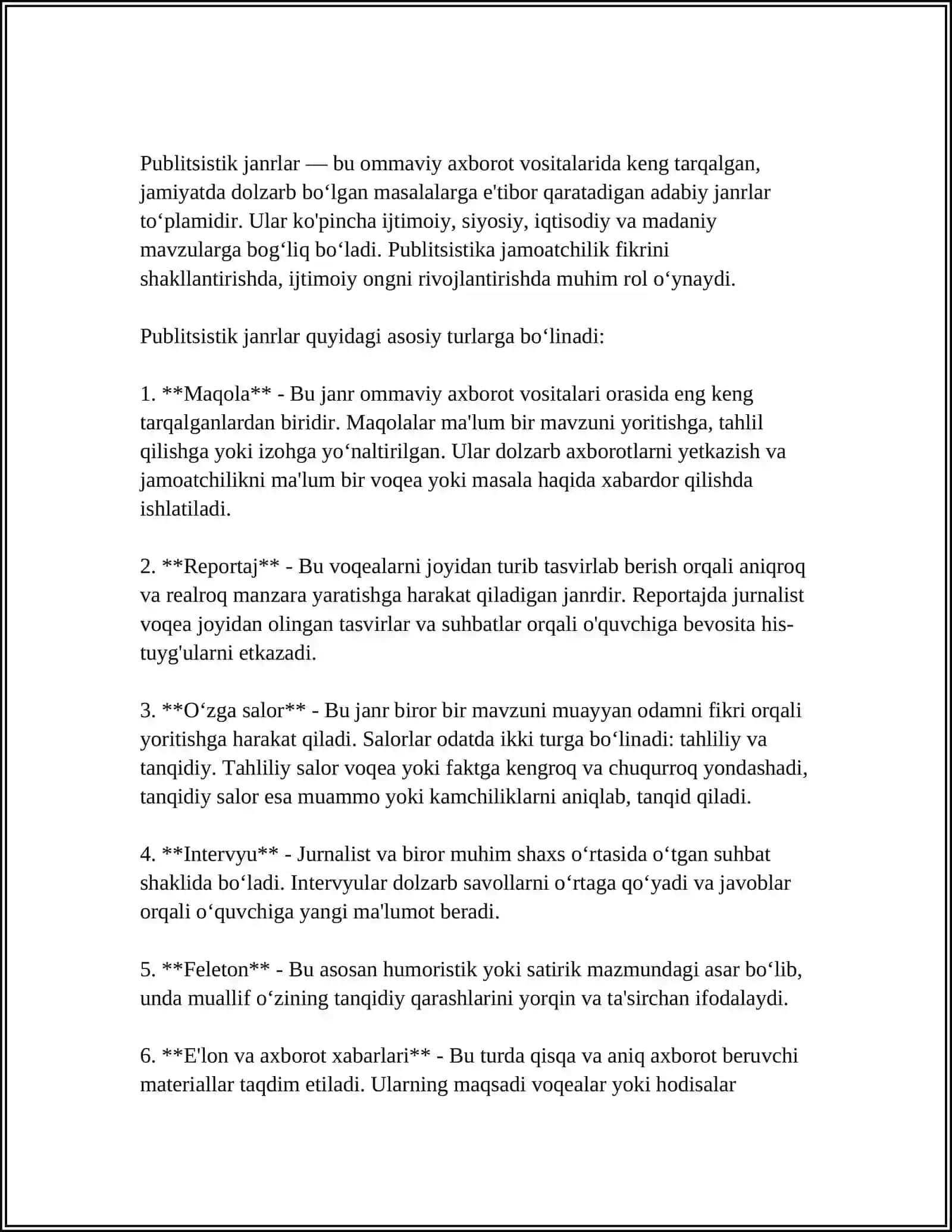 GAZETA VA PUBLISISTIK MATNLAR TARJIMASI 4