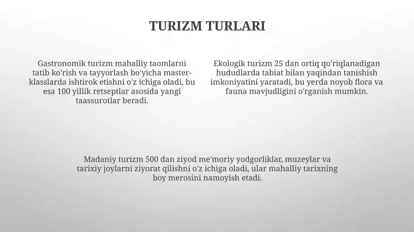 Tarixiy o‘lkashunoslik va turizmning asosiy manbalari 4