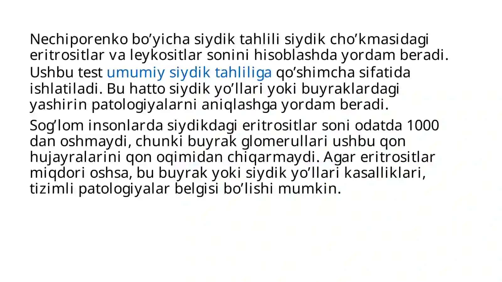 Siydikni laborator-instrumental tekshiruvlari 4