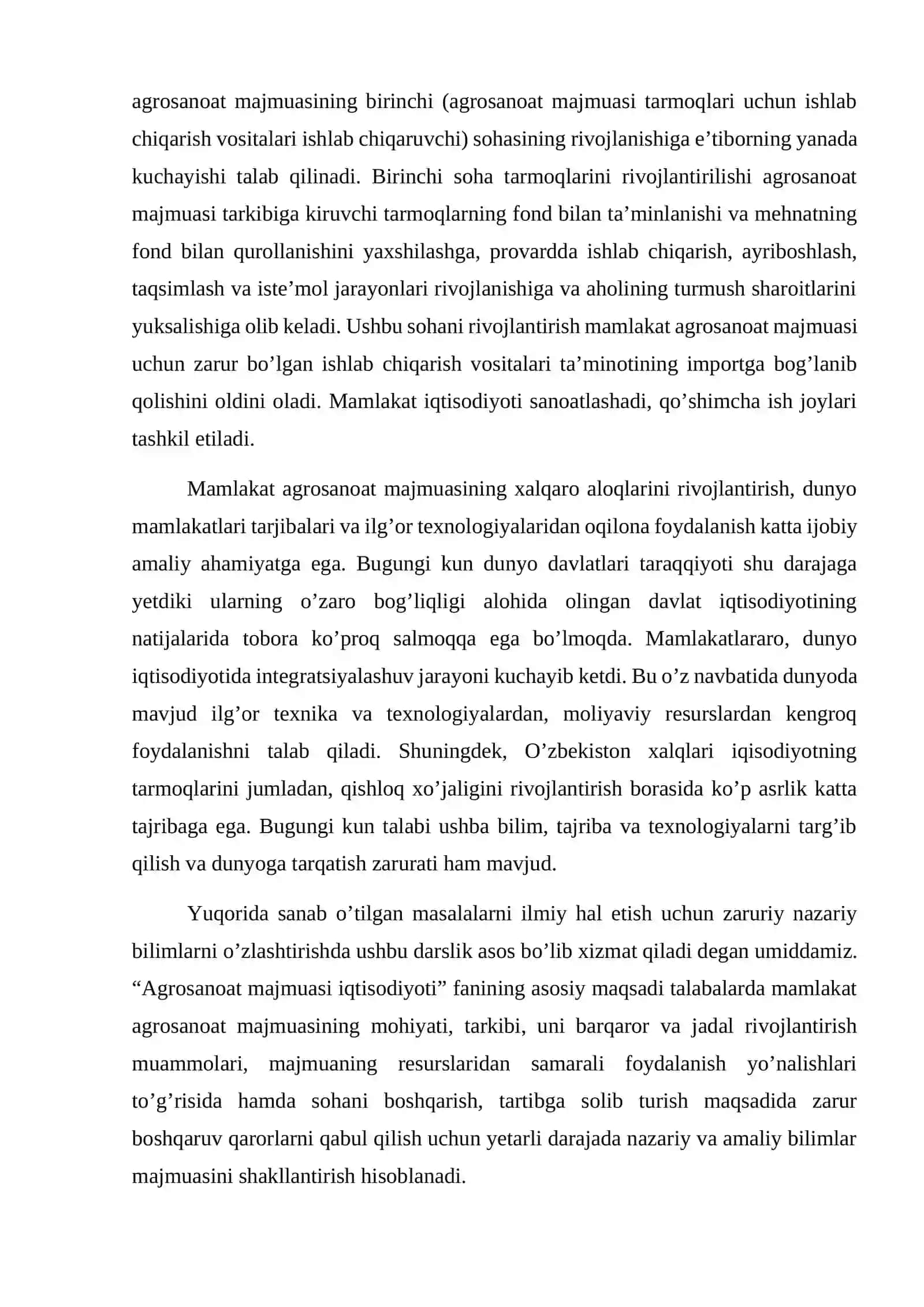 Agrosanoat majmuasi infratuzilmasi 4