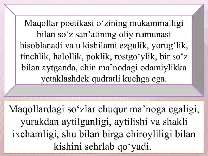 Maqollar  poetikasi 4