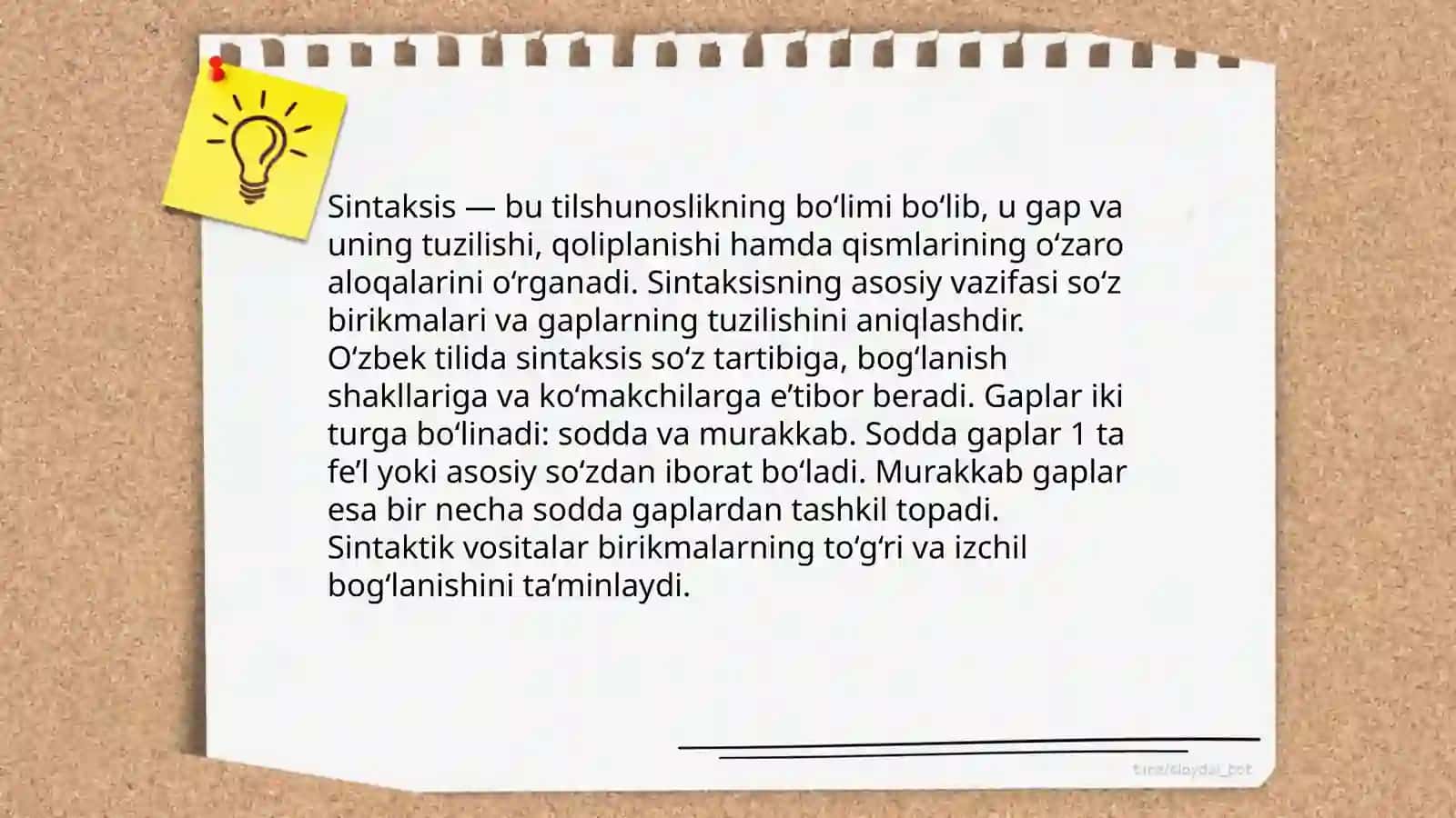Tilning grammatik sathi 4