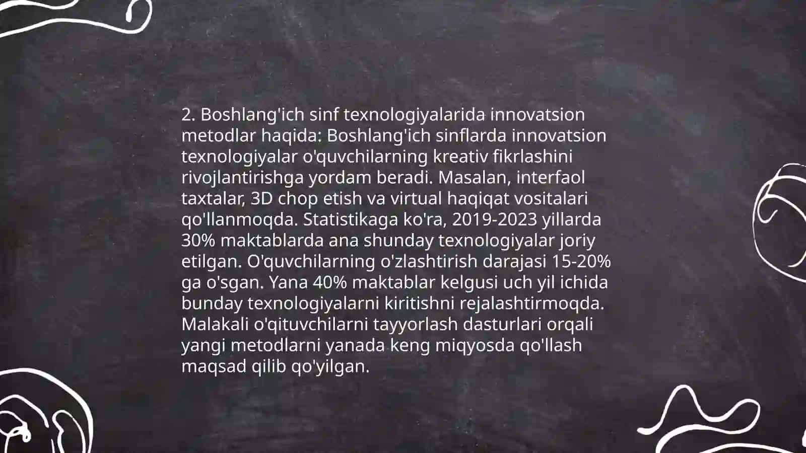 Boshlang'ich sinf texnologiya darslariga kompetension yondashuv 4