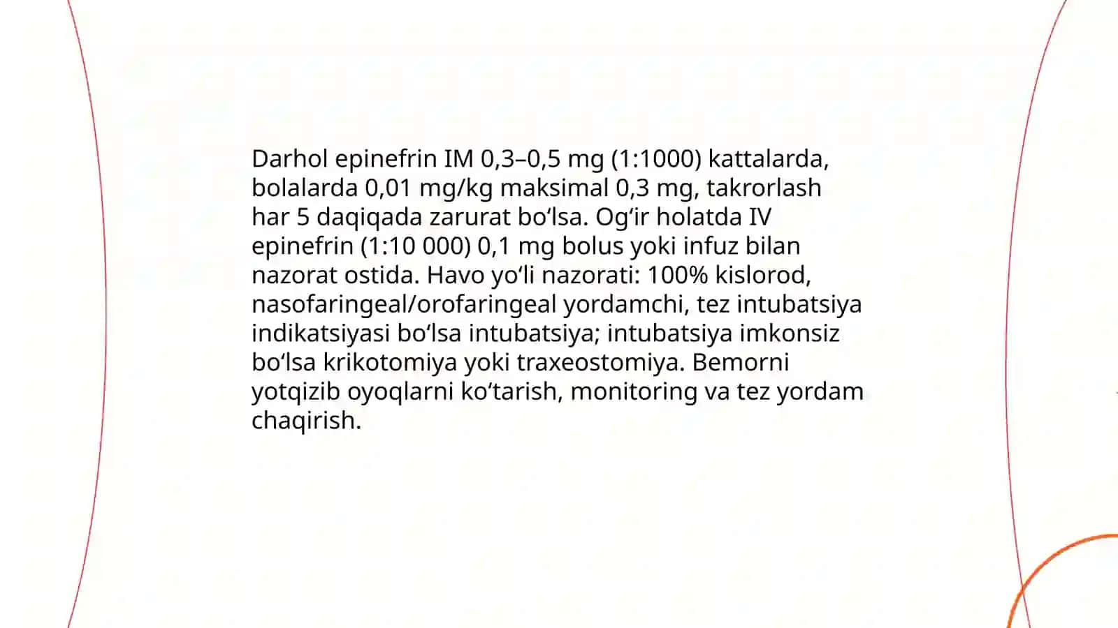 Anafilaktik shok klinik belgilari 4