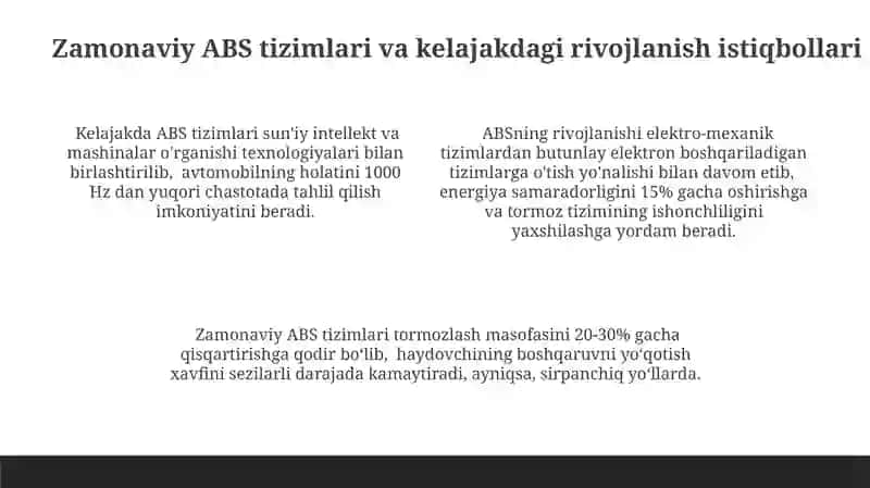 ABS тормоз тизими 4