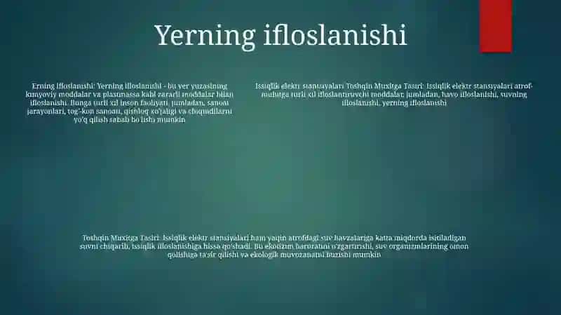 Issiqlik Elektrastansiyalarining Tashqi Muxitga Tasiri 4