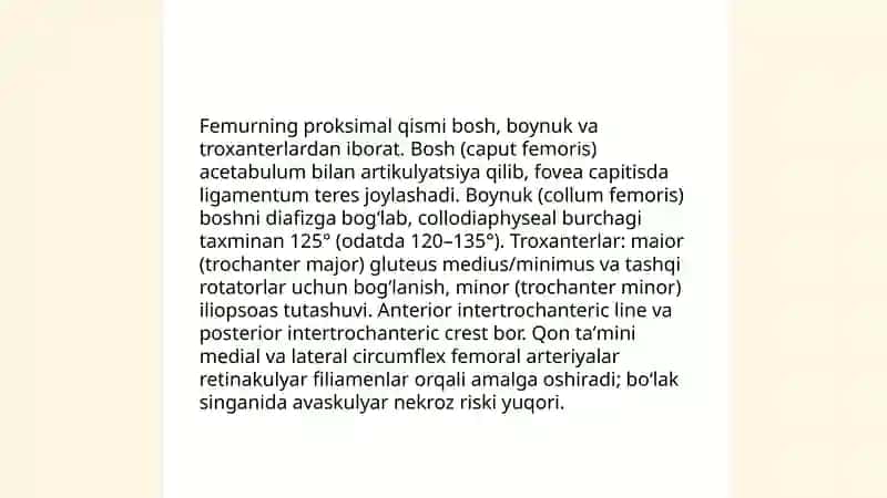 Son (femur) osteologiyasi va asosiy belgilari 4