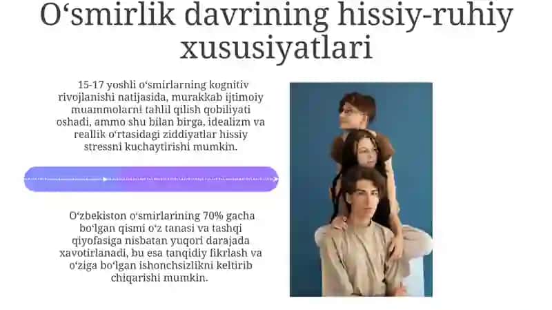 O'smirlik davrining psixik xususiyatlari 4