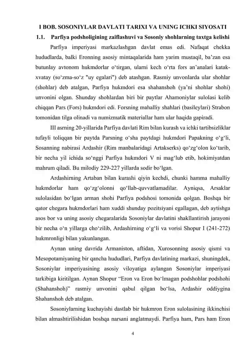 Sosoniylar davlati va uning ichki va tashqi siyosati 4