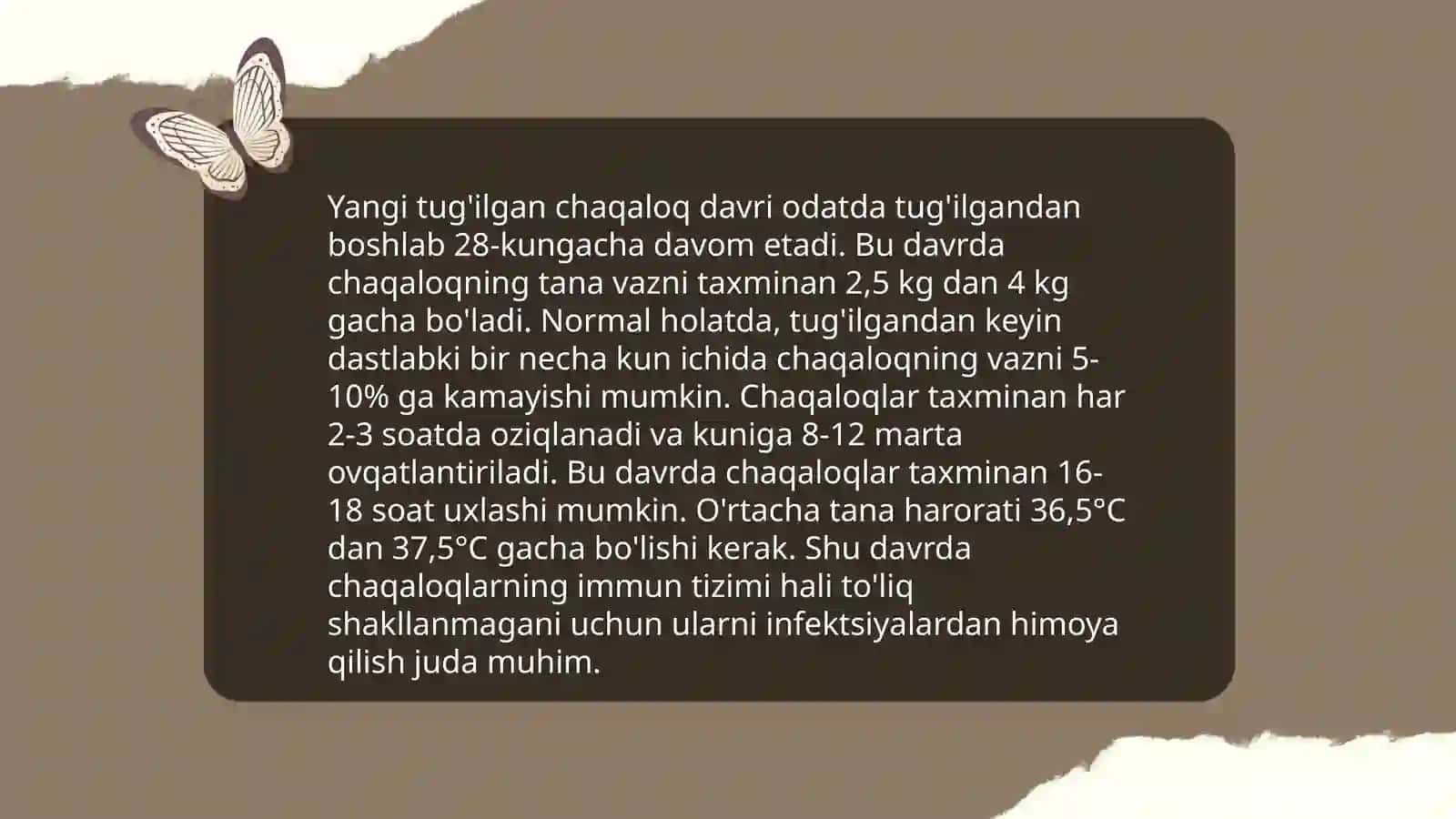 Postiyanal onotogenizning asosiy davrlari 4