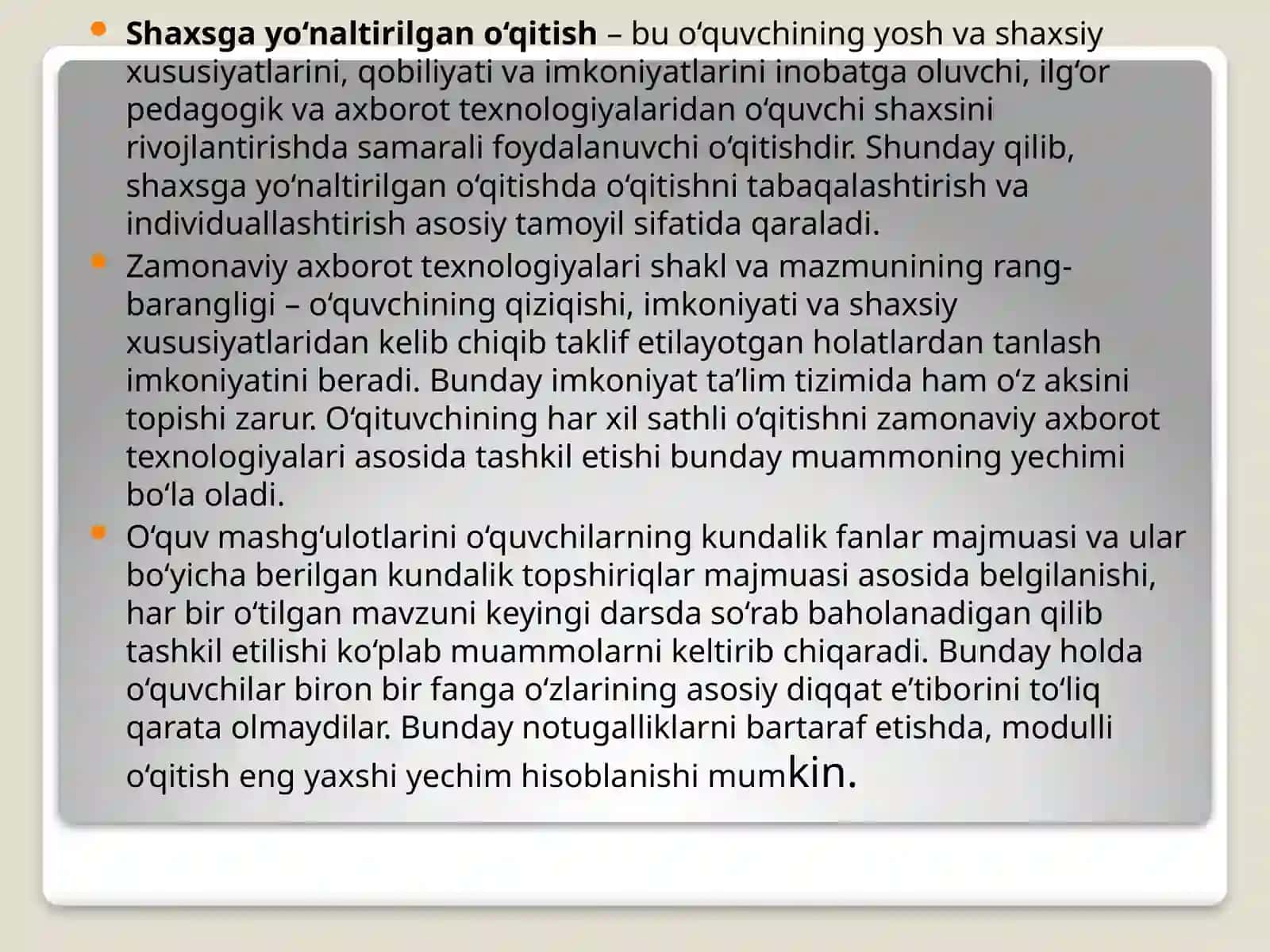 Boshlang’ich sinf o’qituvchisining AKT vositalari yordamida kasbiy mahoratni shakllantirish va rivojlantirish imkoniyatlari 4