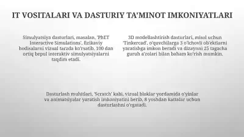 Texnologiyadarslarida axborot texnologiyasidan foydalanish 4