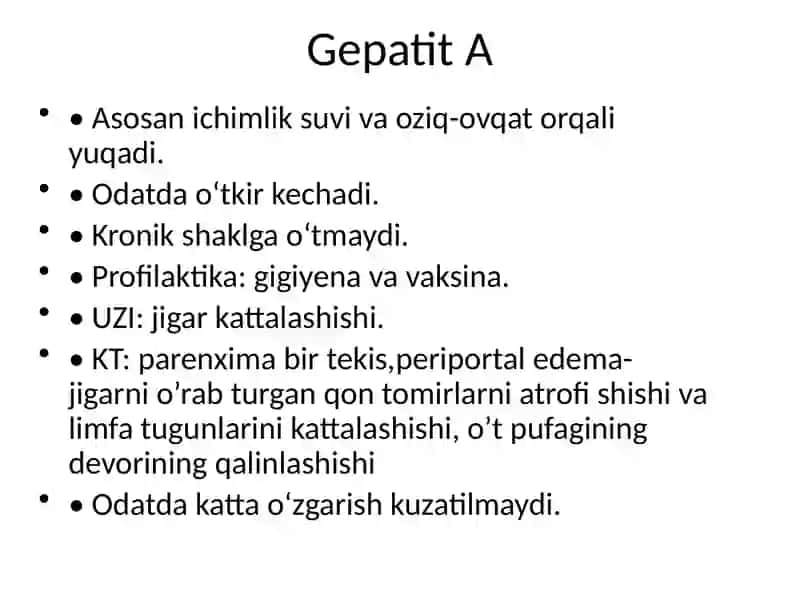Gepatitlar va Jigar Sirrozi 4