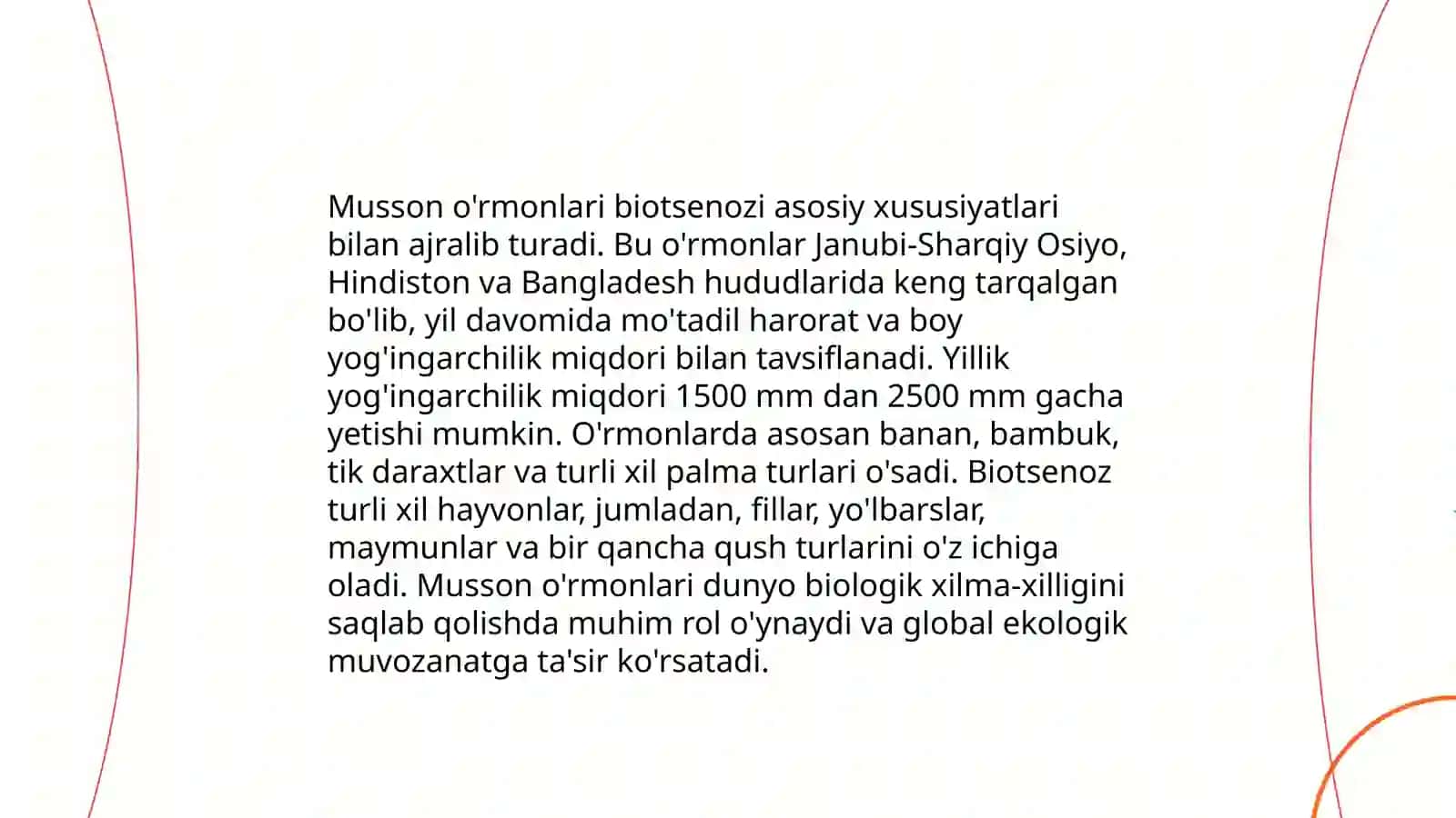 Yer sharida quruqlik ekosistemalarining shartli iqlimiy biotsenoz guruxlari va ularning muhim biotsenozlari 4