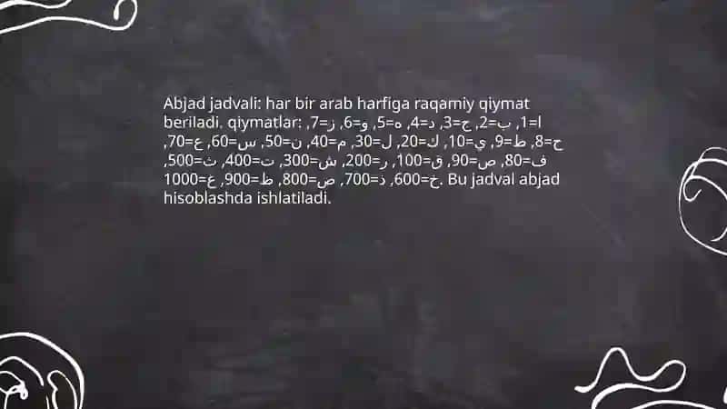 Abjad hisobi 4