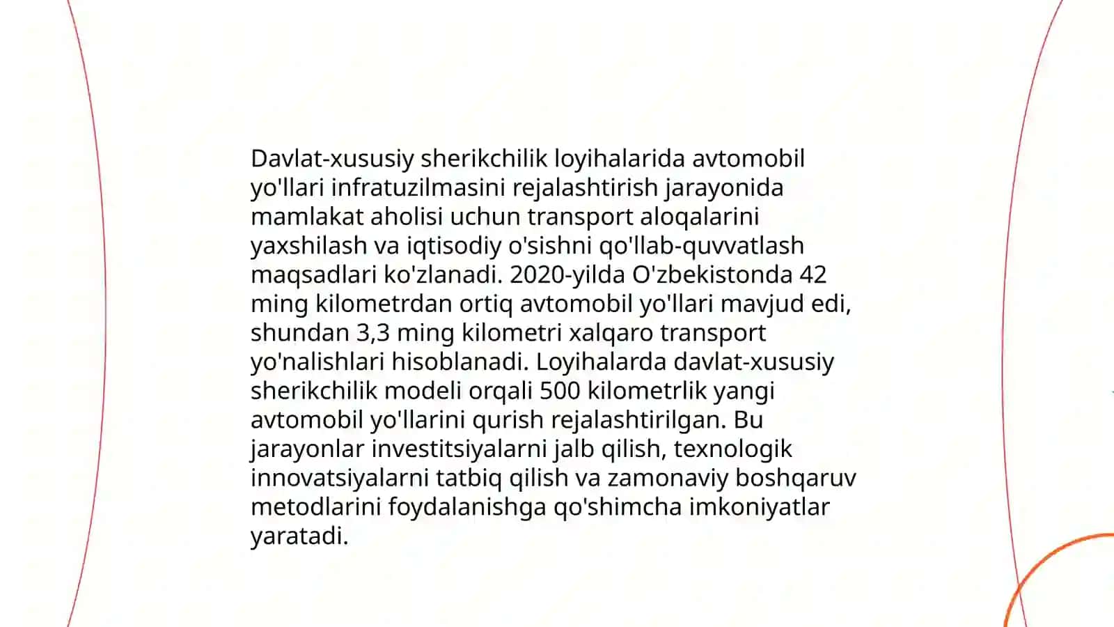 Avtomobil yo'llari sifatini oshirish 4
