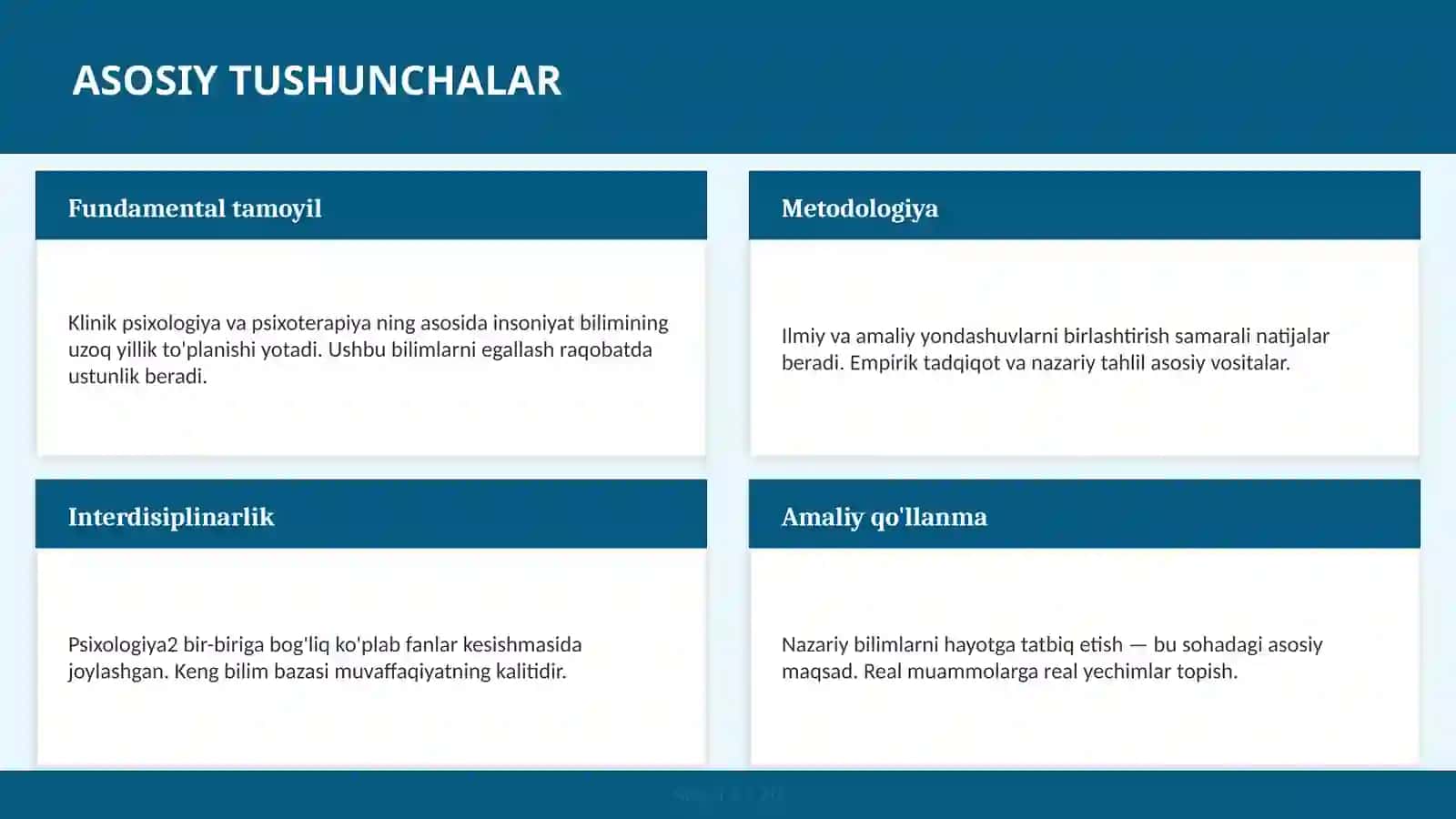 KLINIK PSIXOLOGIYA VA PSIXOTERAPIYA 4