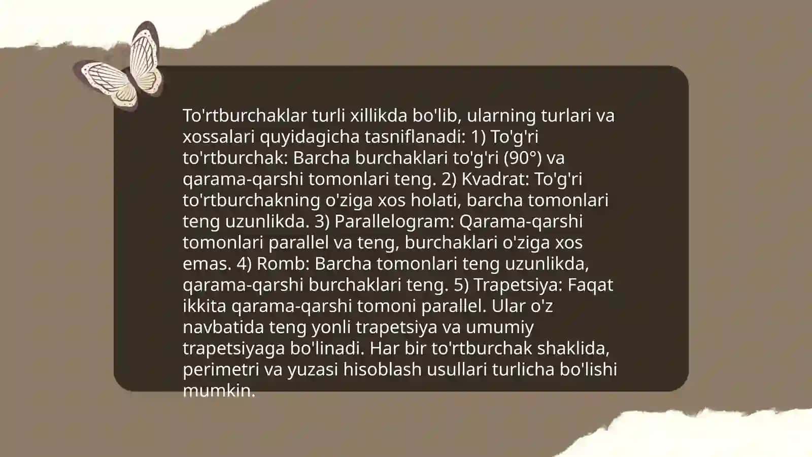 Uchburchaklar va ularning qismlari 4