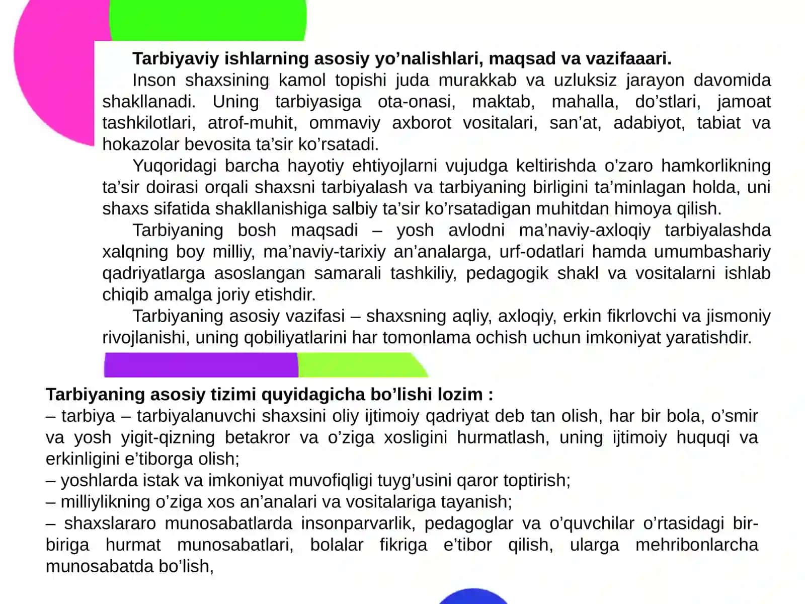 Sinfdan tashqari tarbiyaviy ishlarning mazmuni, shakli va metodlari 4