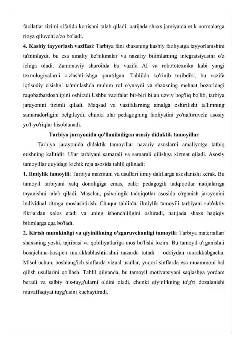 Tarbiya va huquq fanlari didaktik asoslari 4