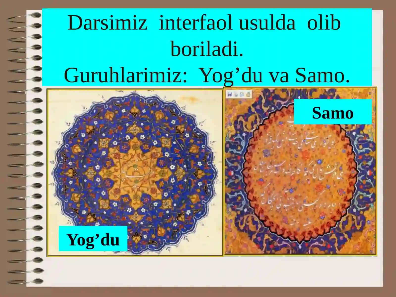 Maqsud Shayxzodaning “Mirzo Ulug’bek” dramasini mustahkamlash 4