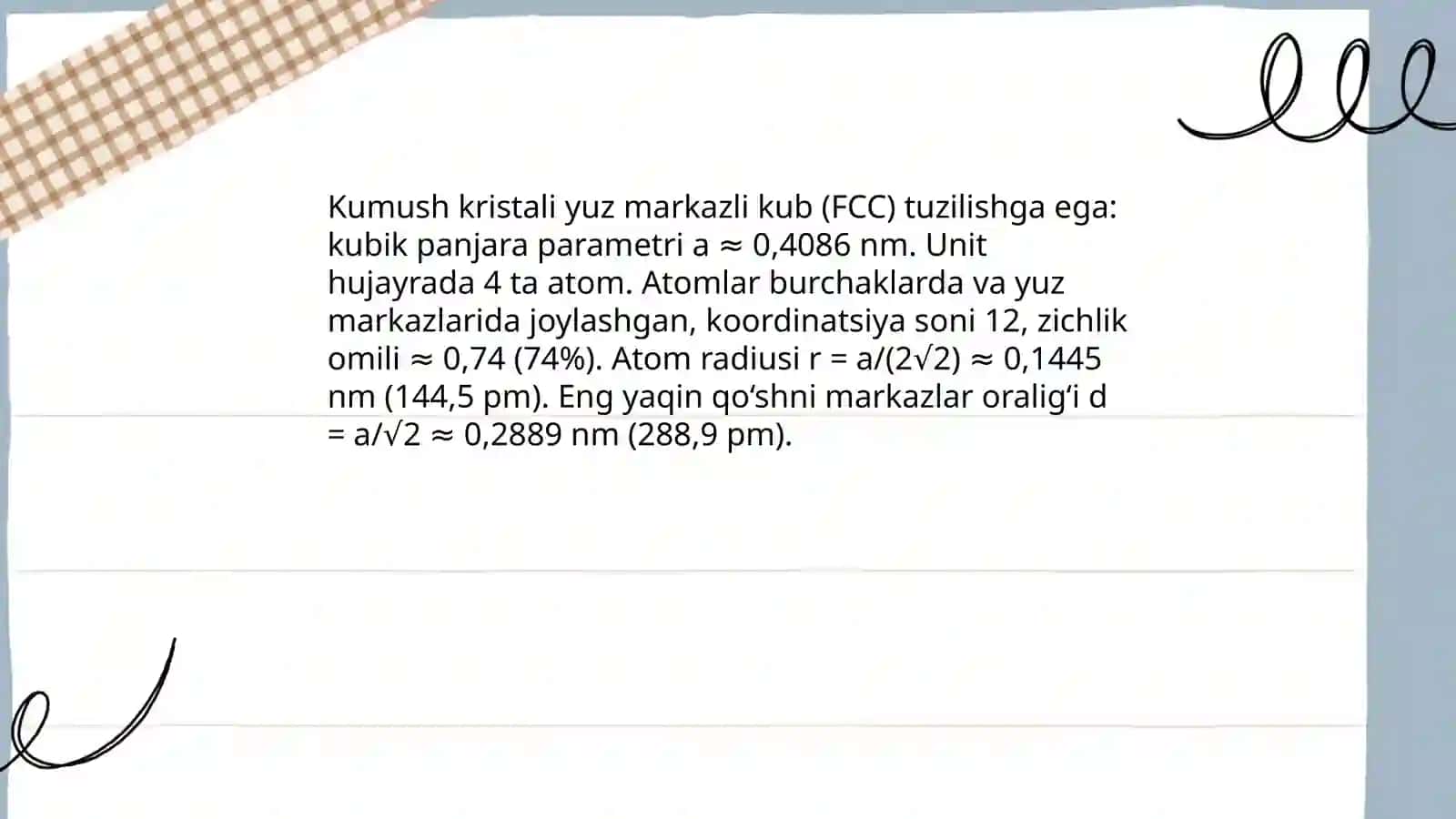 Kumush xossalari 4