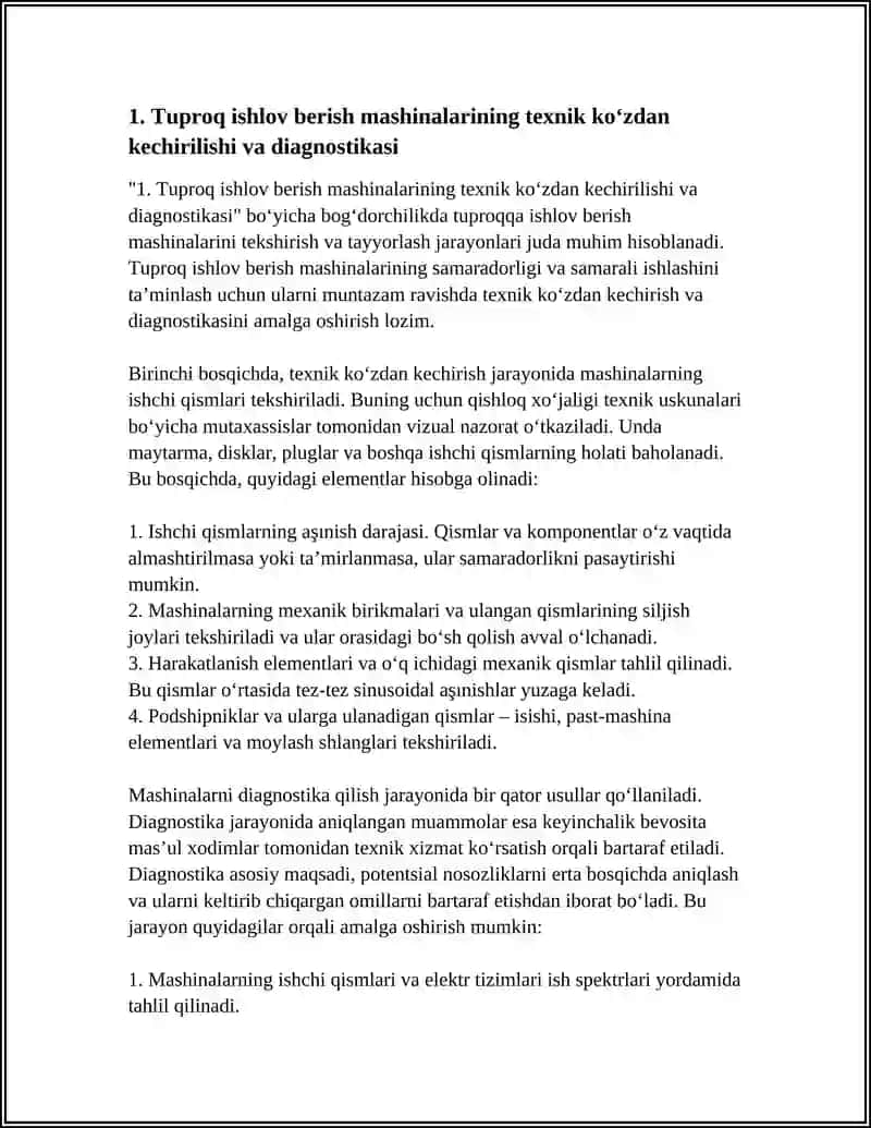 BOGʻDORCHILIKDA TUPROQQA ISHLOV BERISH MASHINALARI 4