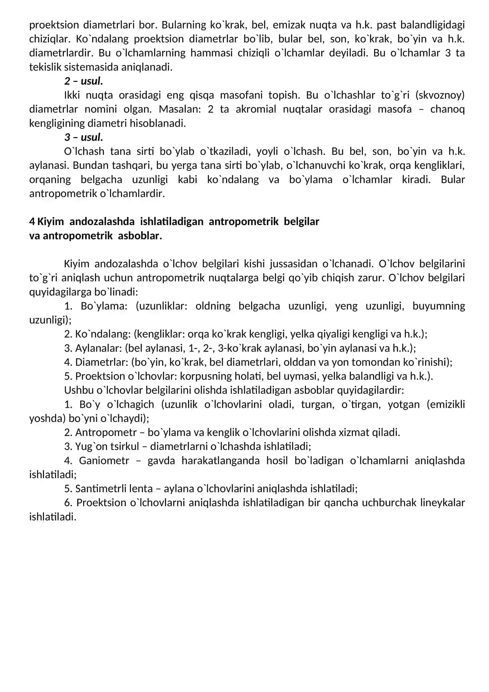 Antropometrik texnika va metodiya 4
