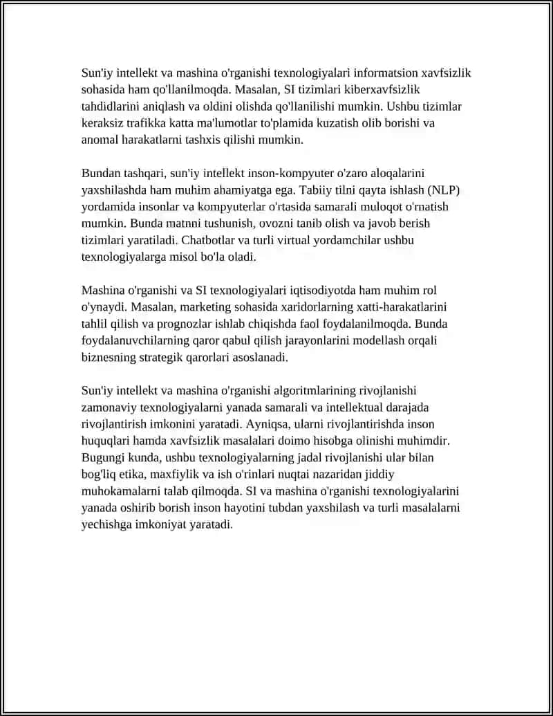 ZAMONAVIY AXBOROT TEXNOLOGIYALARI 4