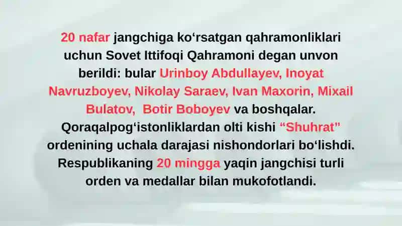 Qoraqalpog’istonda Sovet hokimiyatining o’rnatilishi va mustahkamlanishi (1917-1991-yillar) 4