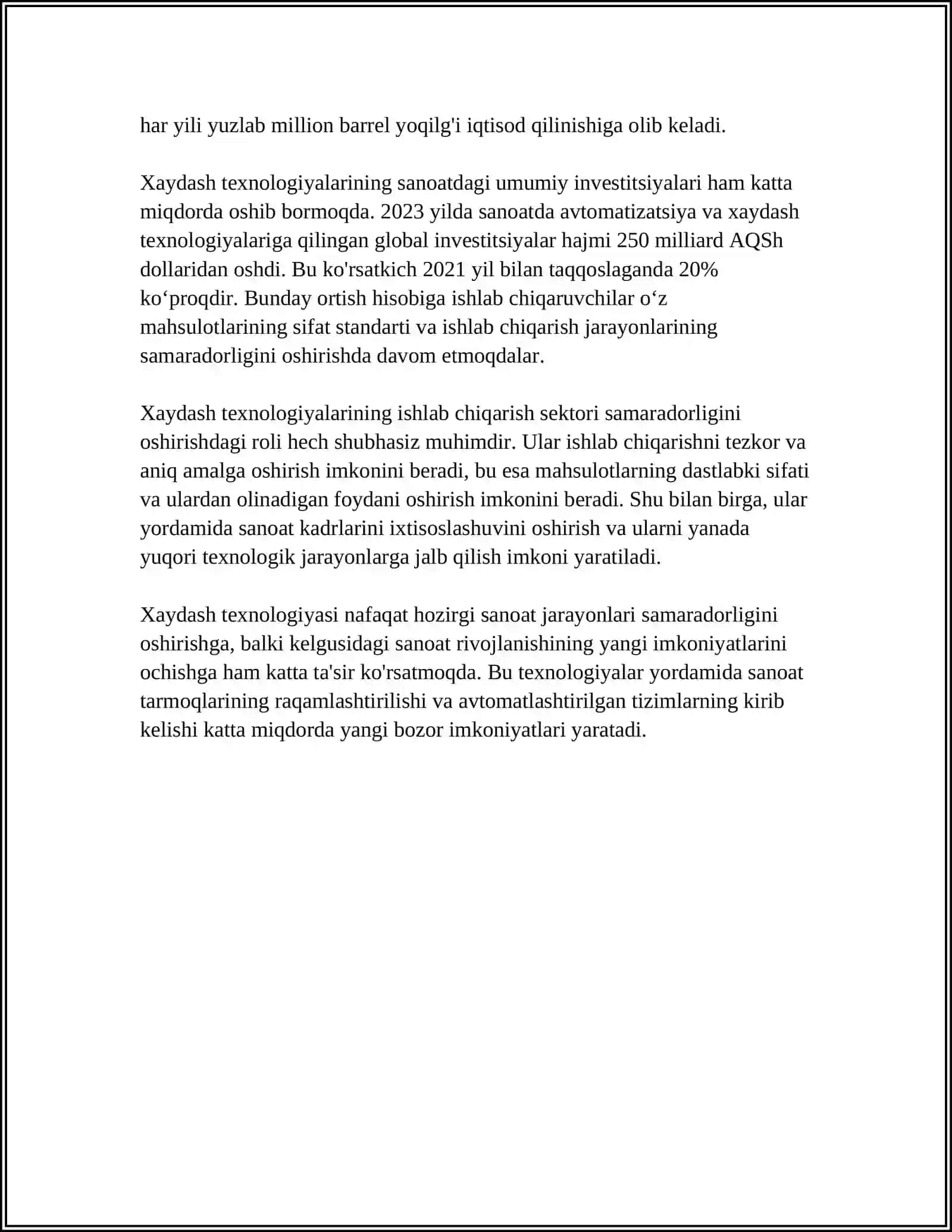 XAYDASH, CHOʻKMA HOSIL QILISH, EKSTRAKSIYA, XROMOTOGRAFIYA AJRATISH USULLARINI TEXNOLOGIYADA QOʻLLANILISHI 4